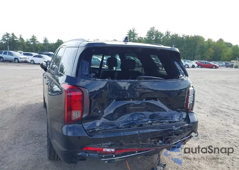 2025 Hyundai Palisade Calligraphy Night Edition из США, поврежденный, VIN KM8R7DGEXSU853489